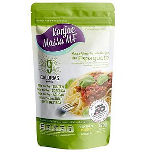 Massa Konjac Tipo Espaguete - 270g - Konjac Massa MF