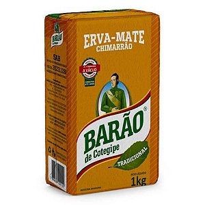 Erva Mate Chimarrão - 1kg - Barão de Contegipe