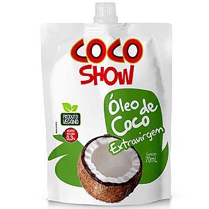 Óleo de Coco Extravirgem Sachê - 70ml - Coco Show