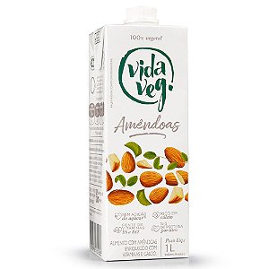 Bebida Vegetal de Amêndoas - 1L - Vida Veg