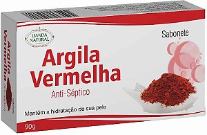 Sabonete Natural Argila Vermelha 90g