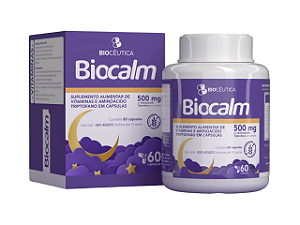 Triptofano e Vitaminas Biocalm 60 cáps