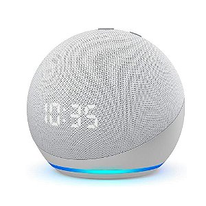 Amazon Echo Dot 4ª Geração Com Relógio /Wi-Fi / Bluetooth