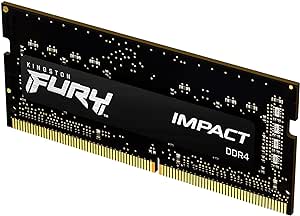 Memória Ram Kingston Fury Impact DDR4 16GB 2666MHZ Notebook (KF432S20IB/16)