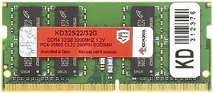 Memória Keepdata DDR4 32GB 3200MHZ Notebook (KD32S22/32G)