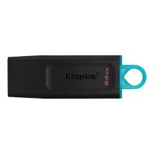 Pendrive Kingston Exodia 64GB USB 3.2 - Preto (DTX/64GB)
