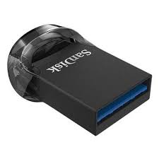 PenDrive de 64GB Sandisk Ultra Fit SDCZ430-064G-G46 USB 3.2 - Preto