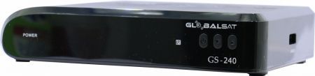 RECEPTOR GLOBALSAT GS-240 HD - WIFI - IPTV - F.T.A