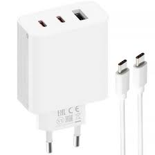 Carregador Tomada Xiaomi A07ZMEU Mi 67W Gan Charger 2C1A + Cabo Type-C