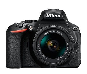CÃ¢mera Digital Nikon D5600 24.2MP 3.2" Lente AF-P DX NIKKOR 18-55MM VR