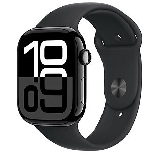 Apple Watch Series 10 46MM MWWQ3LW/A Jet Black Aluminium Black Sport Band