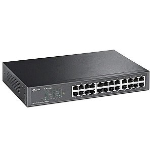 Switch TP-Link TL-SF1024D de 10/100MB/s com 24 Portas - Preto