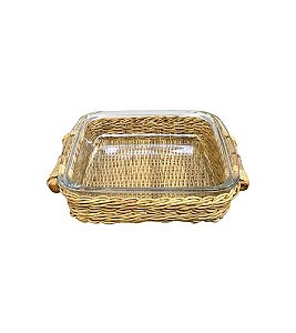 SALE！！IENA Junco Parisメタルミニporch porta-pirex-quadrado-de-junco-