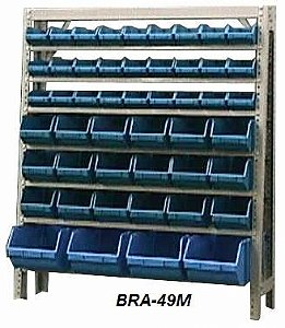 Estante para Caixa Bin porta componentes n.3, 5 E 7 BRACLAY