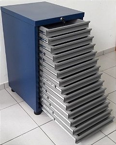 Gaveteiro industrial  14 gavetas BRA-1014 BRACLAY