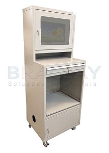 Rack Industrial monitor LCD c/ microventilador (opcional)  BRA-1099 BRACLAY