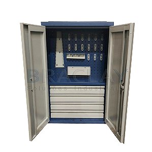 Armário Industrial de Parede para Ferramentas c/ 04 gavetas BRA-10204 BRACLAY