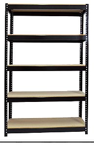 Estante de Aco c/ 05 Prateleiras de Madeira BRA-EST5 BRACLAY