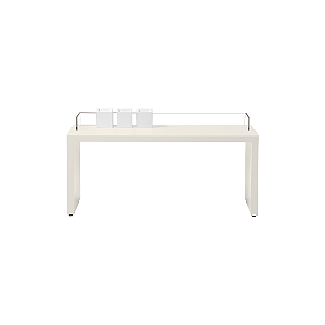 MESA GUGA LACA - BAIXA | COM ACESSORIOS  (ACRILICO E PORTA LAPIS)