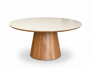 Mesa de Jantar Cone - Lâmina e Vidro