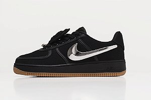 Tênis Nike Air Force 1 Travis Scott Black Custom