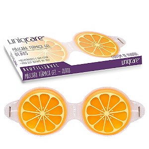 Máscara Térmica Gel Laranja para Área dos Olhos Uniqcare