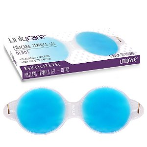 Máscara Térmica Gel Azul para Área dos Olhos Uniqcare