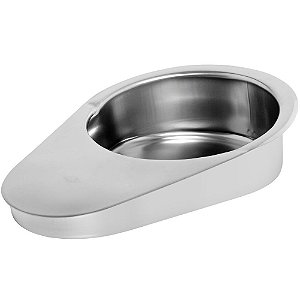 Comadre Estilo Pá Inox 40x28cm 3,5L Fami