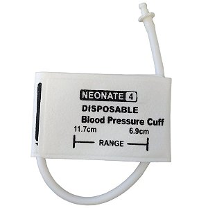 Braçadeira Descartável 1 Tubo Neonato Nº4 (6,9 a 11,7cm) P/ Monitor Bionet