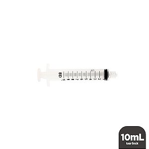 Seringa 10mL Luer Lock Sem Agulha Unidade BD