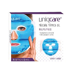 Máscara Térmica Gel Rosto/Face Uniqcare