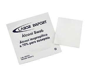 Álcool Swab C/ 200 Un Labor Import