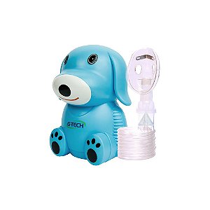 Inalador E Nebulizador Nebdog Azul G-Tech