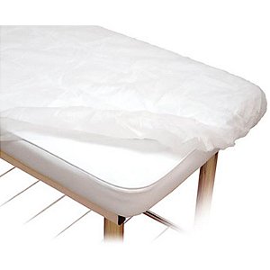 Lençol Descartável Elástico Branco 210 x 90cm PCT com 10un. ProtDesc