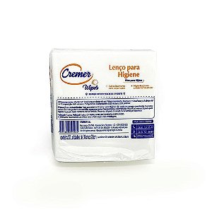 Lenço para Higiene Cremer Wipes pacote c/50un Cremer