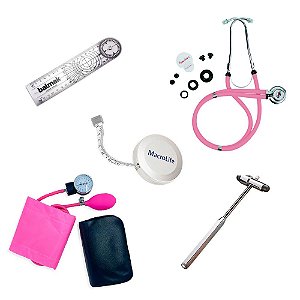 Kit Acadêmico Fisioterapia Rosa