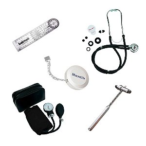 Kit Acadêmico Fisioterapia Preto