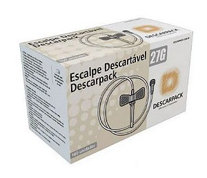 Escalpe SCALP 27G Lock Caixa c/ 100 Un. Descarpack