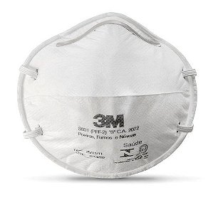 Máscara de Proteção Respiratória PFF-2 S -UNIDADE - 8801 3M