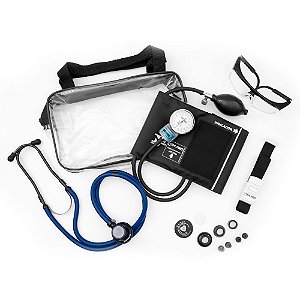 Kit Acadêmico Azul Linha Black c/5 itens PAMED