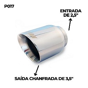 Ponteira em Aço Inox modelo - Luzian P017