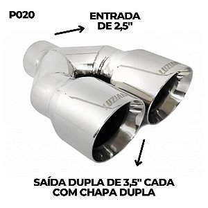 Ponteira Dupla 3,5" – Luzian P020