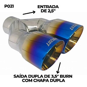 Ponteira Dupla 3,5" Burn – Luzian P021