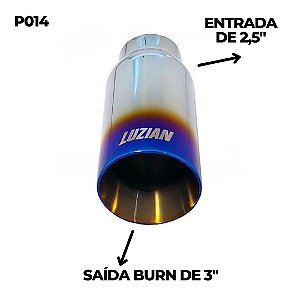 Ponteira Chapa Dupla Burned 3" – Luzian P014