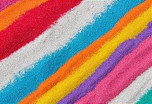 Areia colorida