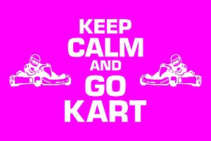 Tapete Capacho - Kart Keep Calm Rosa