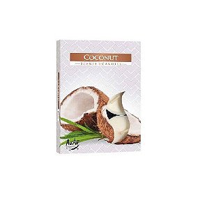 Vela Coconut Aromática Rechaud C/6