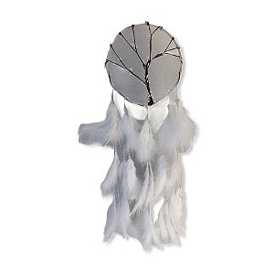 Filtro dos Sonhos Árvore da Vida Branco 65cm