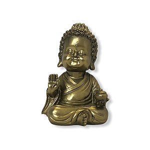 Buda Dourado 8cm Modelo 2