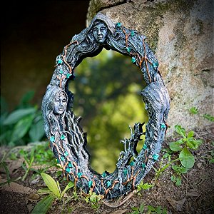 Espelho Negro Deusa Tríplice